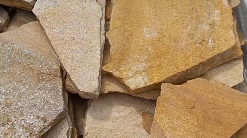 Плитняк златолит жёлтый для цоколя купить в Республике Татарстан