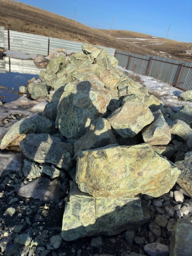 Камни для ландшафтного дизайна зелёные 10-60 килограмм купить в Республике Татарстан