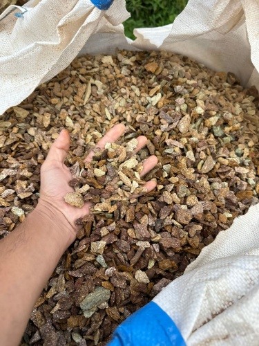 Златолит персиковый декоративная каменная крошка купить в Республике Татарстан