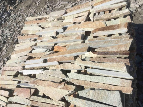 Горбушка златолит золотистый для облицовки купить в Республике Татарстан