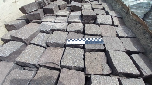 Лемезит колотая брусчатка 10 * 10 см. для парковки купить в Республике Татарстан